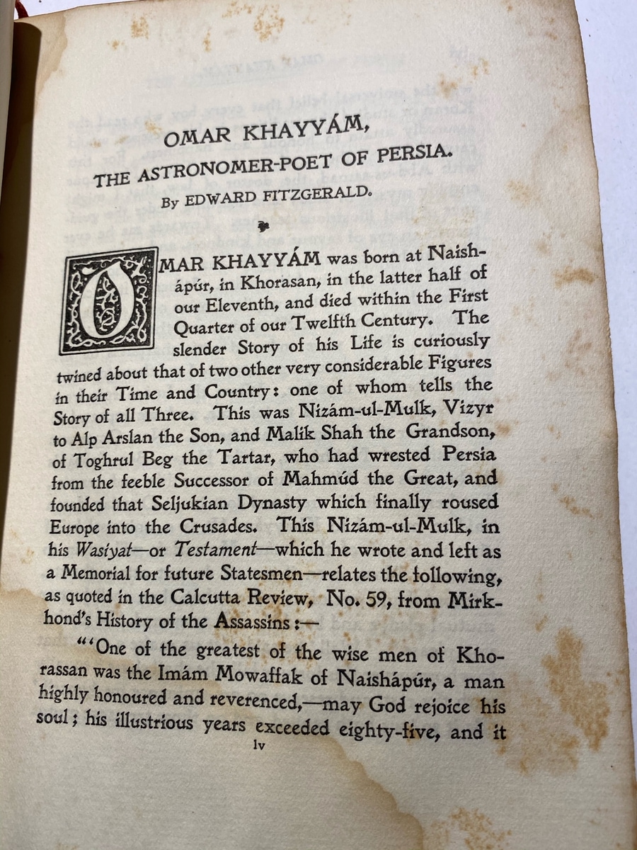 Omar Khayyam by FitzGerald